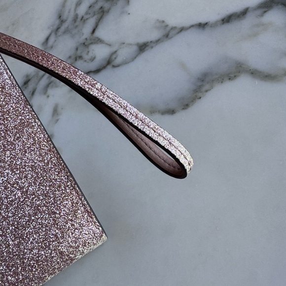 Kate Spade Burgess Court Small Rose Glitter Wristlet - Picture 7 of 14
